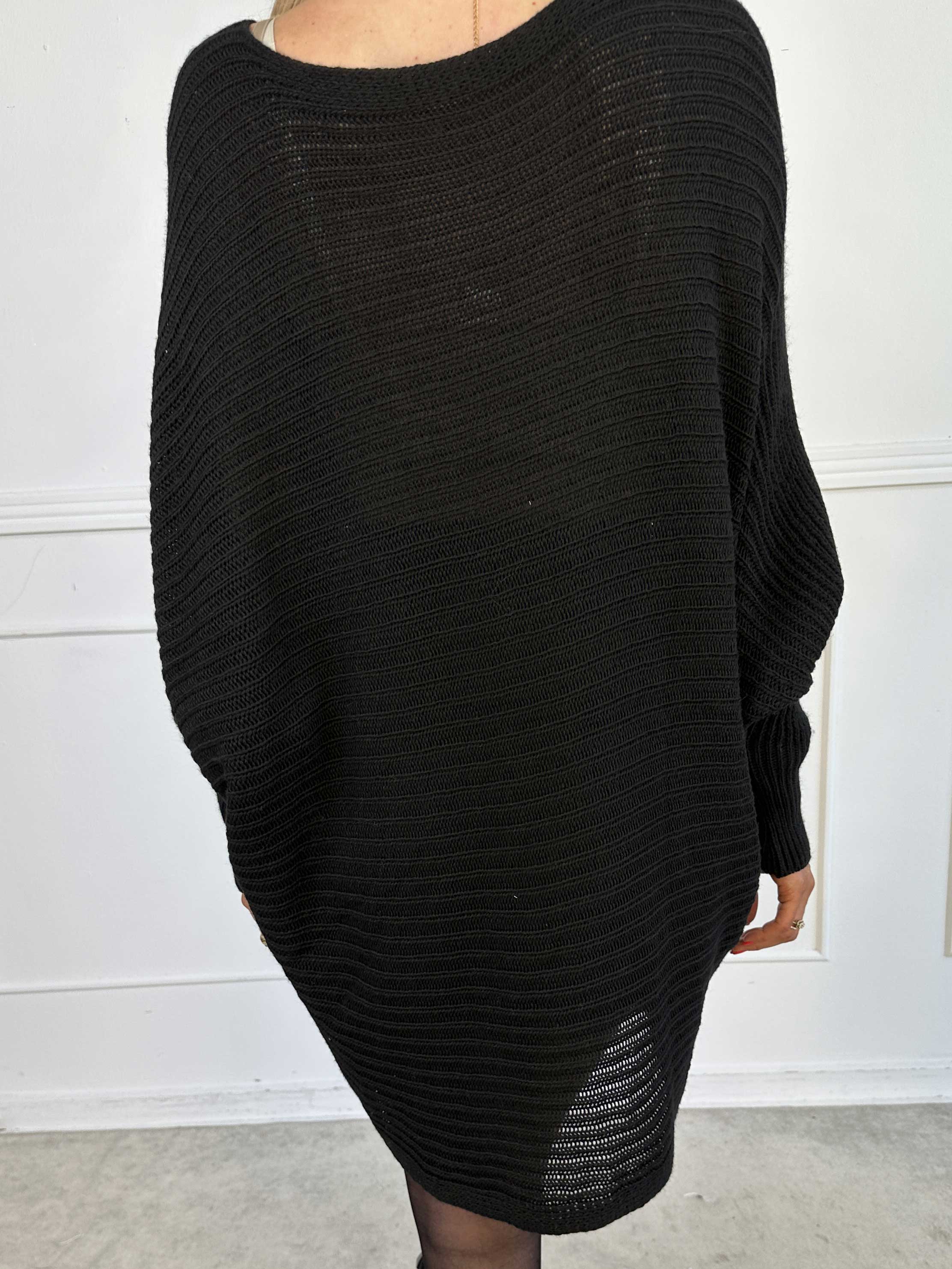 Gabbi - Oversized strik med flagermusærmer